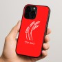 כיסוי בעיצוב אישי עם השם שלך לדגם - Apple iPhone 15 Pro בעיצוב חיטה גלית זהב