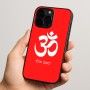 כיסוי בעיצוב אישי עם השם שלך לדגם - Apple iPhone 15 Pro בעיצוב סמל אום