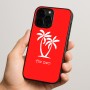 כיסוי בעיצוב אישי עם השם שלך לדגם - Apple iPhone 15 Pro בעיצוב כפות ידיים