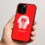 כיסוי בעיצוב אישי עם השם שלך לדגם - Apple iPhone 15 Pro בעיצוב פרעה - תות ענח' אמון מצרי