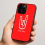 כיסוי בעיצוב אישי עם השם שלך לדגם - Apple iPhone 15 Pro בעיצוב יד סלע