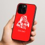 כיסוי בעיצוב אישי עם השם שלך לדגם - Apple iPhone 15 Pro בעיצוב סנטה קלאוס