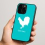 כיסוי בעיצוב אישי עם השם שלך לדגם - Apple iPhone 15 Pro בעיצוב תרנגול