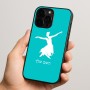 כיסוי בעיצוב אישי עם השם שלך לדגם - Apple iPhone 15 Pro בעיצוב בלרינה