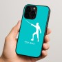 כיסוי בעיצוב אישי עם השם שלך לדגם - Apple iPhone 15 Pro בעיצוב לוחם סייף