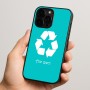 כיסוי בעיצוב אישי עם השם שלך לדגם - Apple iPhone 15 Pro בעיצוב למחזר