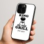 כיסוי בעיצוב אישי עם השם שלך לדגם - Apple iPhone 15 Pro בעיצוב מלך הגריל