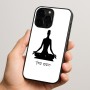 כיסוי בעיצוב אישי עם השם שלך לדגם - Apple iPhone 15 Pro בעיצוב אימון יוגה