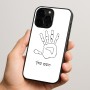 כיסוי בעיצוב אישי עם השם שלך לדגם - Apple iPhone 15 Pro בעיצוב יד