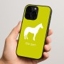 כיסוי בעיצוב אישי עם השם שלך לדגם - Apple iPhone 15 Pro בעיצוב סוס