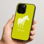 כיסוי בעיצוב אישי עם השם שלך לדגם - Apple iPhone 15 Pro בעיצוב זברה
