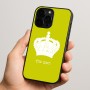 כיסוי בעיצוב אישי עם השם שלך לדגם - Apple iPhone 15 Pro בעיצוב כתר מלכותי