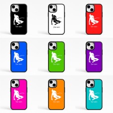 כיסוי בעיצוב אישי עם השם שלך לדגם - Apple iPhone 15 בעיצוב סקי