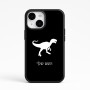 כיסוי בעיצוב אישי עם השם שלך לדגם - Apple iPhone 15 בעיצוב דינוזאור