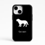 כיסוי בעיצוב אישי עם השם שלך לדגם - Apple iPhone 15 בעיצוב כלב
