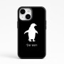 כיסוי בעיצוב אישי עם השם שלך לדגם - Apple iPhone 15 בעיצוב פינגווין