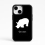 כיסוי בעיצוב אישי עם השם שלך לדגם - Apple iPhone 15 בעיצוב קרנף