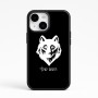 כיסוי בעיצוב אישי עם השם שלך לדגם - Apple iPhone 15 בעיצוב זאב