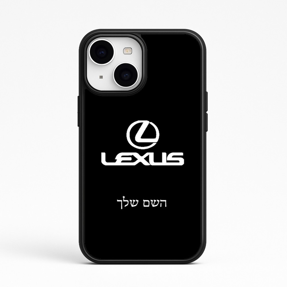 כיסוי בעיצוב אישי עם השם שלך לדגם - Apple iPhone 15 בעיצוב לקסוס