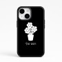 כיסוי בעיצוב אישי עם השם שלך לדגם - Apple iPhone 15 בעיצוב פרח