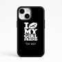 כיסוי בעיצוב אישי עם השם שלך לדגם - Apple iPhone 15 בעיצוב לנשק את החברה שלי