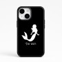 כיסוי בעיצוב אישי עם השם שלך לדגם - Apple iPhone 15 בעיצוב בתולת ים - אישה