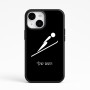 כיסוי בעיצוב אישי עם השם שלך לדגם - Apple iPhone 15 בעיצוב קפיצת סקי אולימפית