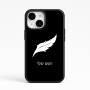 כיסוי בעיצוב אישי עם השם שלך לדגם - Apple iPhone 15 בעיצוב נוצת נוצה