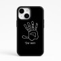 כיסוי בעיצוב אישי עם השם שלך לדגם - Apple iPhone 15 בעיצוב יד