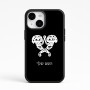 כיסוי בעיצוב אישי עם השם שלך לדגם - Apple iPhone 15 בעיצוב פרחי קרן