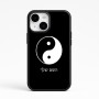 כיסוי בעיצוב אישי עם השם שלך לדגם - Apple iPhone 15 בעיצוב סמל יינג יאנג