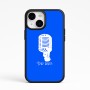 כיסוי בעיצוב אישי עם השם שלך לדגם - Apple iPhone 15 בעיצוב מיקרופון