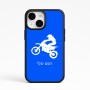 כיסוי בעיצוב אישי עם השם שלך לדגם - Apple iPhone 15 בעיצוב מוטוקרוס