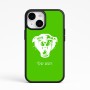 כיסוי בעיצוב אישי עם השם שלך לדגם - Apple iPhone 15 בעיצוב פני פנטרה