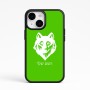 כיסוי בעיצוב אישי עם השם שלך לדגם - Apple iPhone 15 בעיצוב זאב