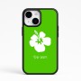כיסוי בעיצוב אישי עם השם שלך לדגם - Apple iPhone 15 בעיצוב פרח היביסקוס