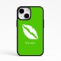 כיסוי בעיצוב אישי עם השם שלך לדגם - Apple iPhone 15 בעיצוב שפתיים - נשיקה