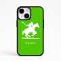 כיסוי בעיצוב אישי עם השם שלך לדגם - Apple iPhone 15 בעיצוב שחקן פולו - סוס