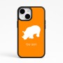 כיסוי בעיצוב אישי עם השם שלך לדגם - Apple iPhone 15 בעיצוב קרנף