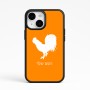 כיסוי בעיצוב אישי עם השם שלך לדגם - Apple iPhone 15 בעיצוב תרנגול