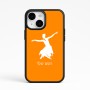 כיסוי בעיצוב אישי עם השם שלך לדגם - Apple iPhone 15 בעיצוב בלרינה