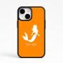 כיסוי בעיצוב אישי עם השם שלך לדגם - Apple iPhone 15 בעיצוב בתולת ים - אישה
