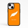 כיסוי בעיצוב אישי עם השם שלך לדגם - Apple iPhone 15 בעיצוב נוצת נוצה