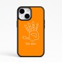 כיסוי בעיצוב אישי עם השם שלך לדגם - Apple iPhone 15 בעיצוב יד