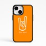 כיסוי בעיצוב אישי עם השם שלך לדגם - Apple iPhone 15 בעיצוב יד סלע