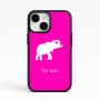כיסוי בעיצוב אישי עם השם שלך לדגם - Apple iPhone 15 בעיצוב פיל
