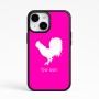 כיסוי בעיצוב אישי עם השם שלך לדגם - Apple iPhone 15 בעיצוב תרנגול