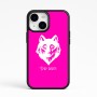 כיסוי בעיצוב אישי עם השם שלך לדגם - Apple iPhone 15 בעיצוב זאב