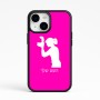 כיסוי בעיצוב אישי עם השם שלך לדגם - Apple iPhone 15 בעיצוב צלמת - אישה