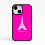 כיסוי בעיצוב אישי עם השם שלך לדגם - Apple iPhone 15 בעיצוב מגדל אייפל